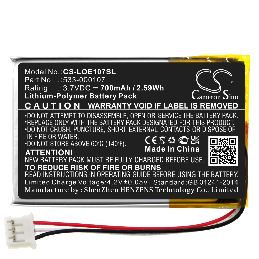 Baterie do głośników Logitech CS-LOE107SL