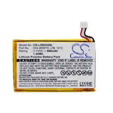 Kompatybilna wymiana baterii za Logitech 533-000070,L/N: 1212