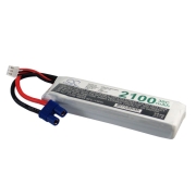 Battery compatibleWith RC hobby batteries