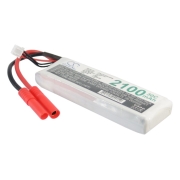 Battery compatibleWith RC hobby batteries