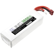 Battery compatibleWith RC hobby batteries