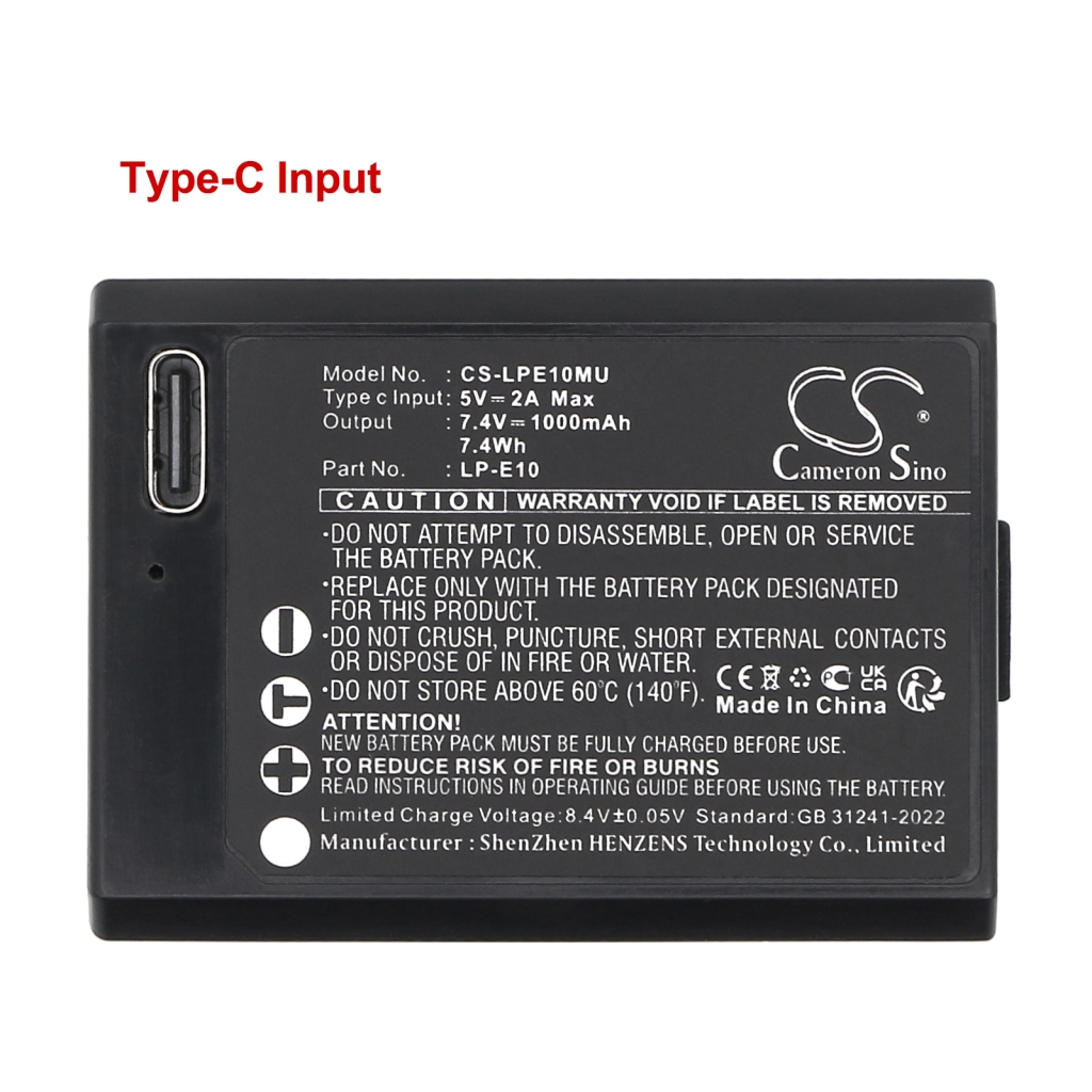 Camera Battery Canon CS-LPE10MU