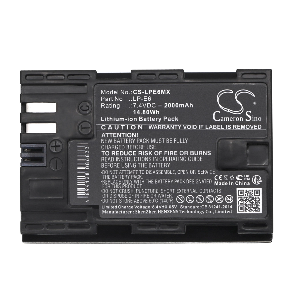 Battery Replaces LP-E6N