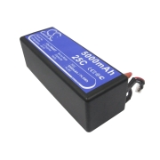 Battery compatibleWith RC hobby batteries