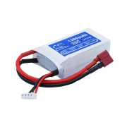 Battery compatibleWith RC hobby batteries