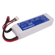 Battery compatibleWith RC hobby batteries