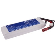 Battery compatibleWith RC hobby batteries