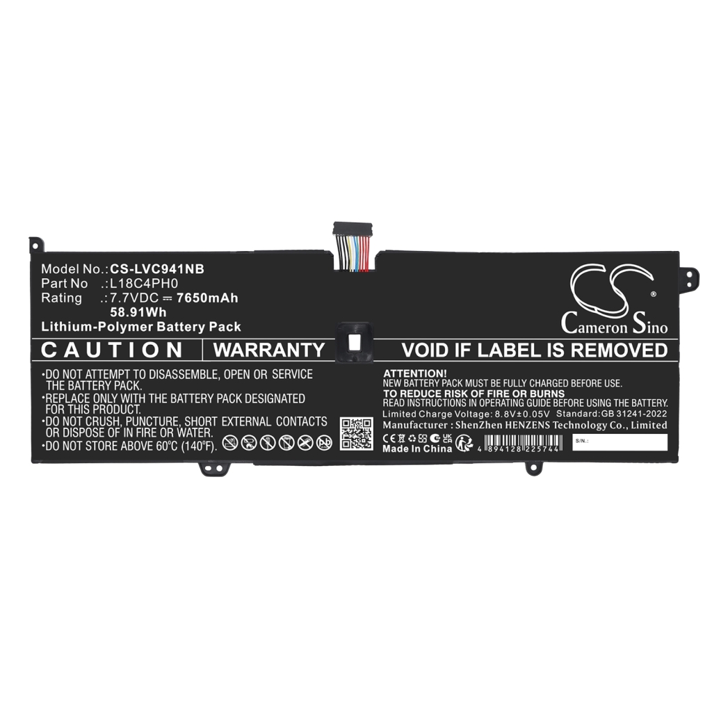 Battery for LENOVO Yoga C940-14IIL 81Q90035AX CS-LVC941NB