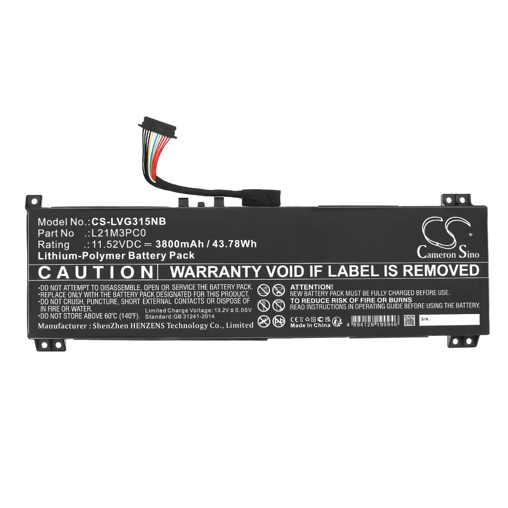 Bateria do notebooków Lenovo CS-LVG315NB