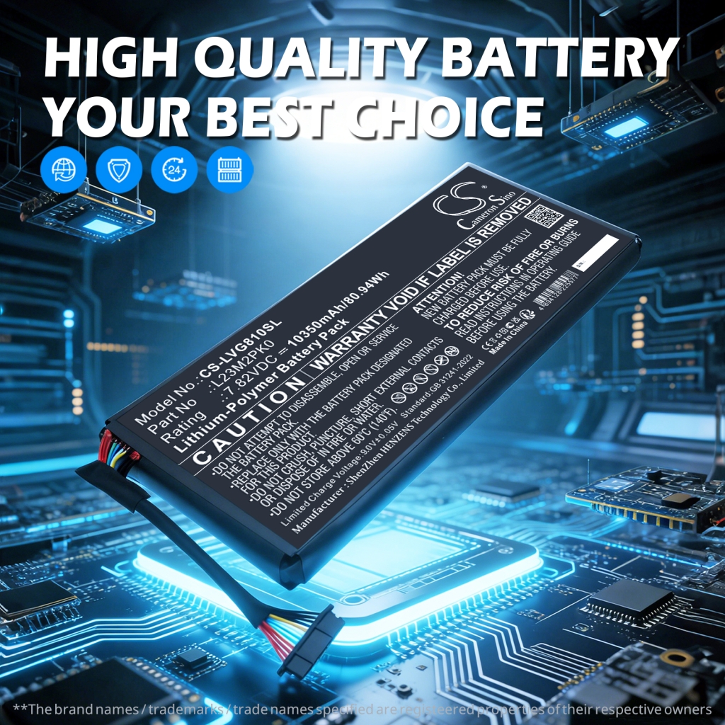 Bateria kompatybilny z Lenovo CS-LVG810SL