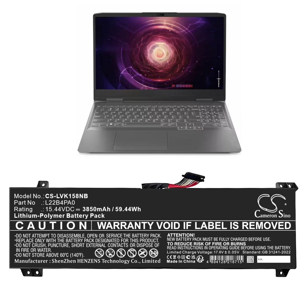 Bateria do notebooków Lenovo CS-LVK158NB