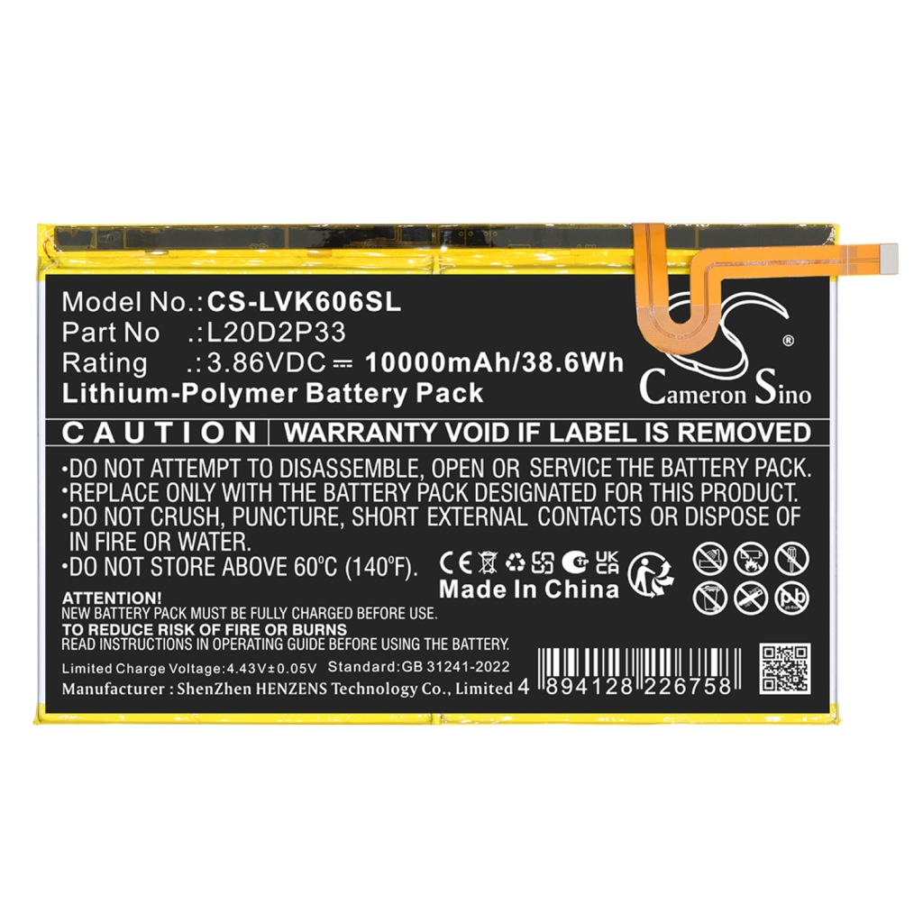 Bateria kompatybilny z Lenovo CS-LVK606SL