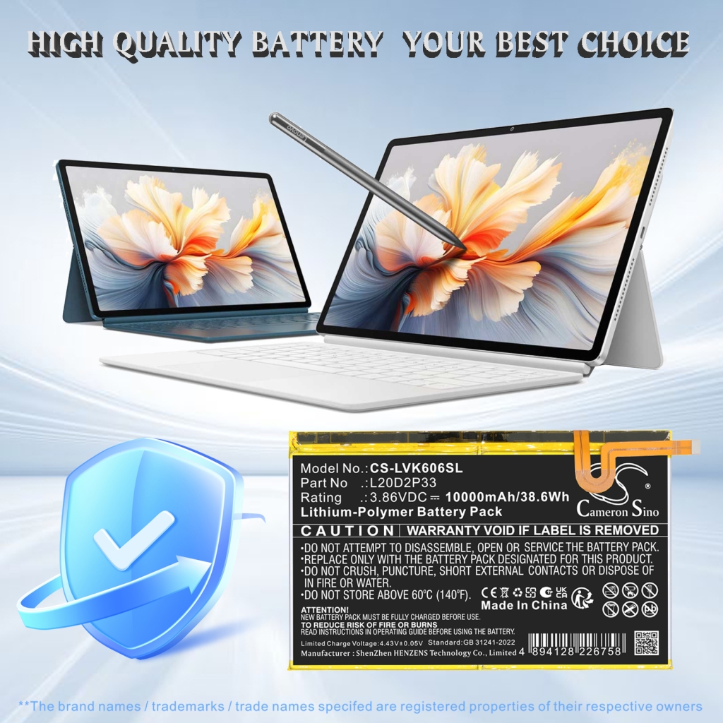 Bateria kompatybilny z Lenovo CS-LVK606SL