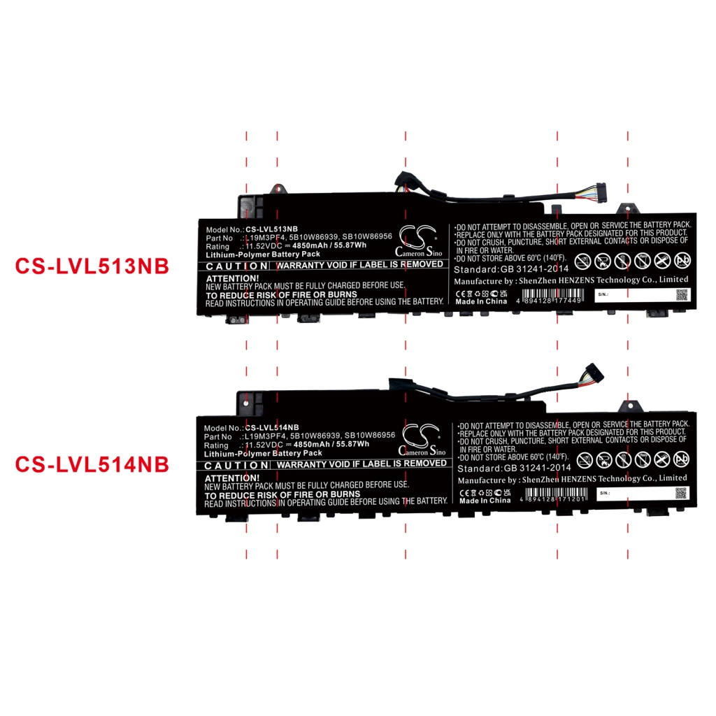 Notebook battery Lenovo IdeaPad 5 82FE004NAU