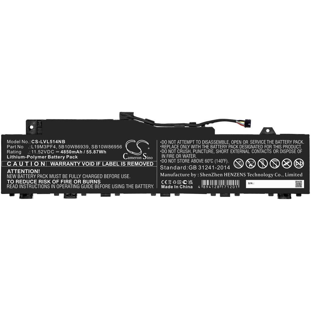 Bateria do notebooków Lenovo CS-LVL514NB