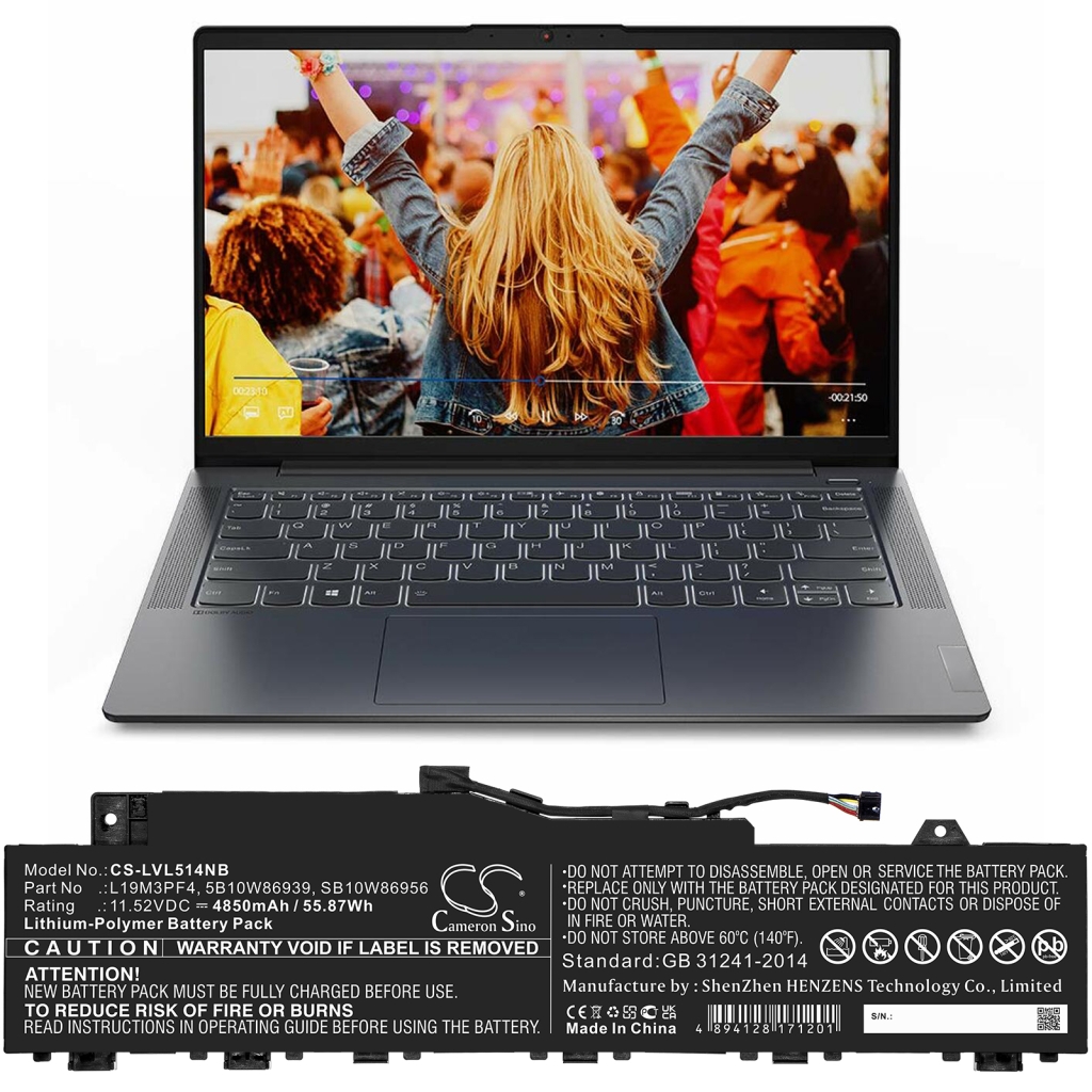 Bateria do notebooków Lenovo CS-LVL514NB