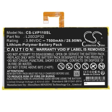 Compatible battery replacement for Lenovo L20D2P32