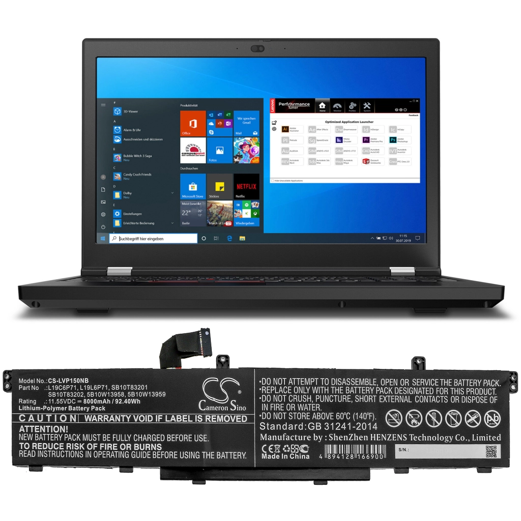 Lenovo ThinkPad P15 Gen 1 20STS0UX00