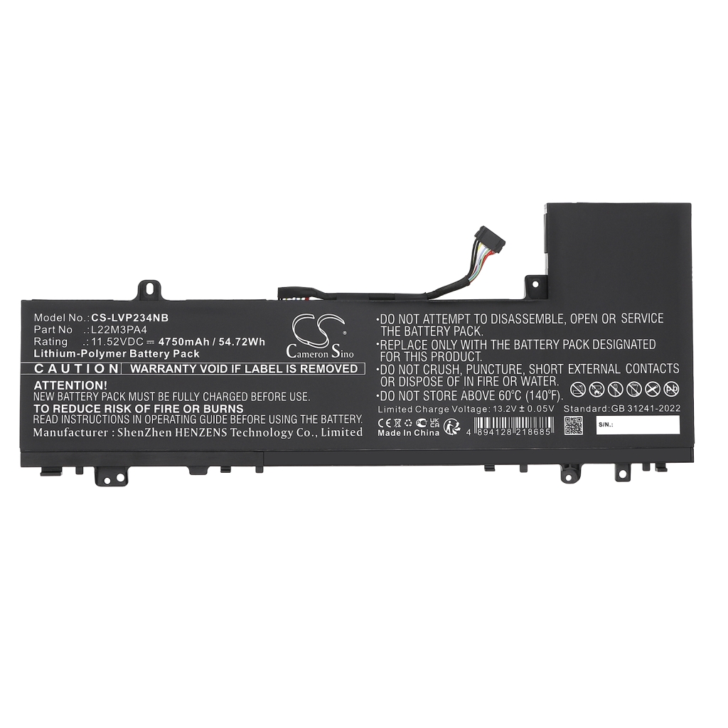 Notebook battery Lenovo CS-LVP234NB