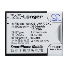 Compatible battery replacement for LENOVO BL205