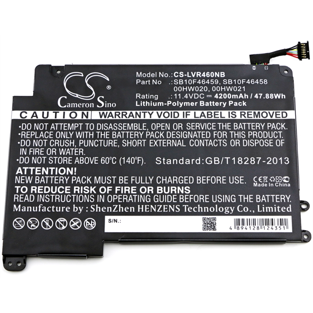 Battery Replaces 00HW020