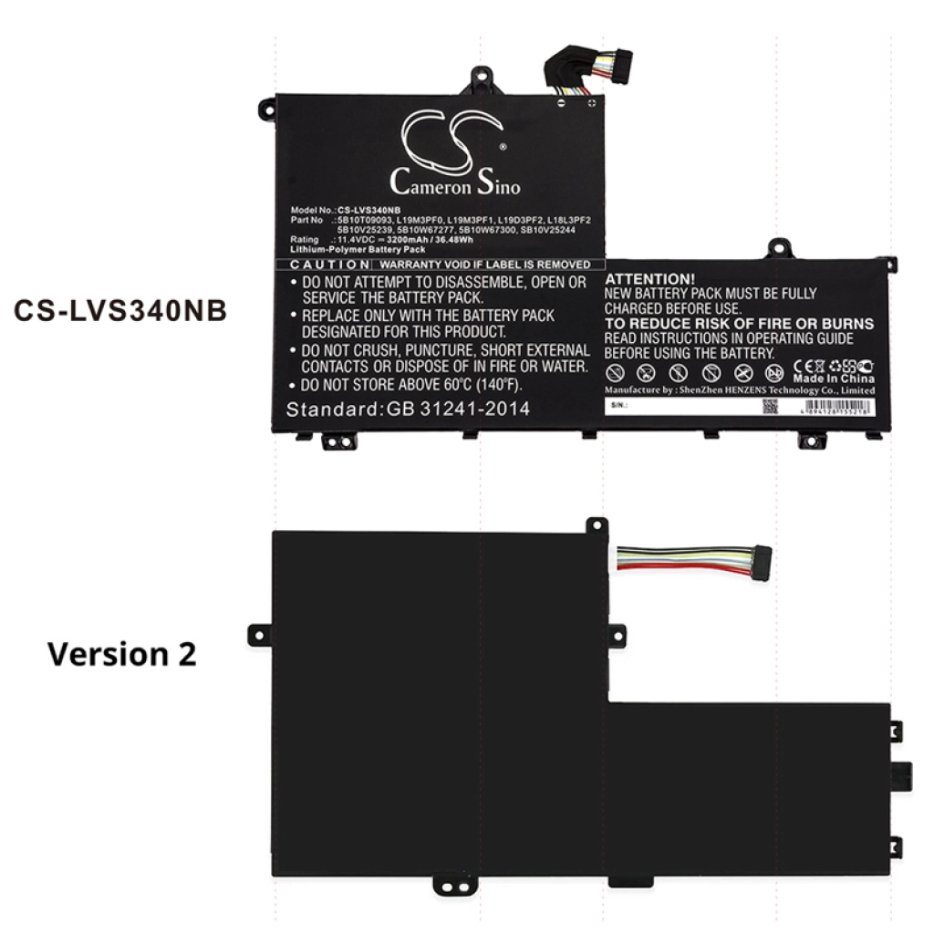 Battery Replaces 5B10T09093
