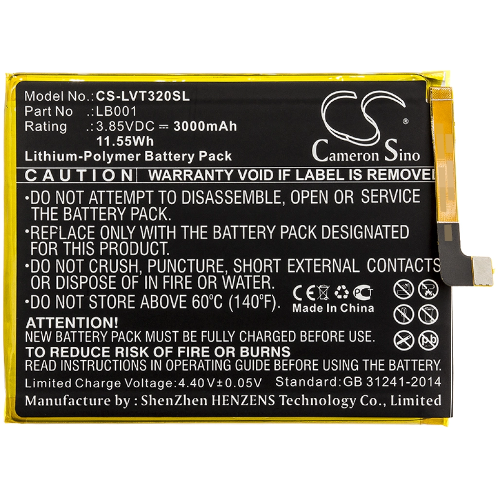 Baterie do telefonów komórkowych Lenovo CS-LVT320SL