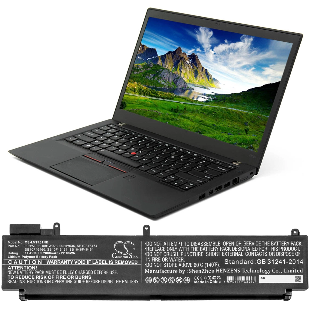 Notebook battery Lenovo ThinkPad T460s(20F9A02RCD)