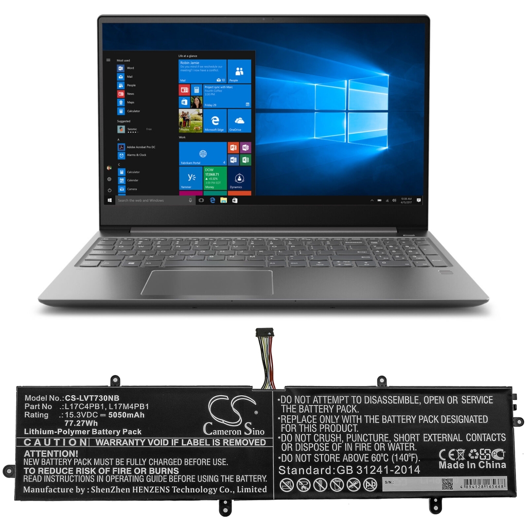 Bateria do notebooków Lenovo CS-LVT730NB