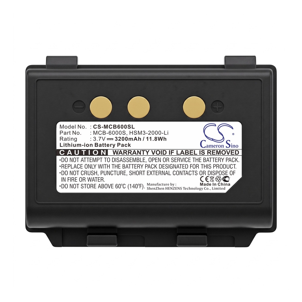 Batteries compatible with M3 Mobile eTicket eTicket CS-MCB600SL