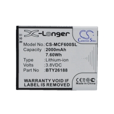Kompatybilna wymiana baterii za Mobistel B01-E500,BTY26188,BTY26188MOBISTEL/STD