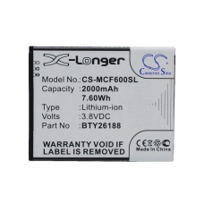 Kompatybilna wymiana baterii za Mobistel B01-E500,BTY26188,BTY26188MOBISTEL/STD