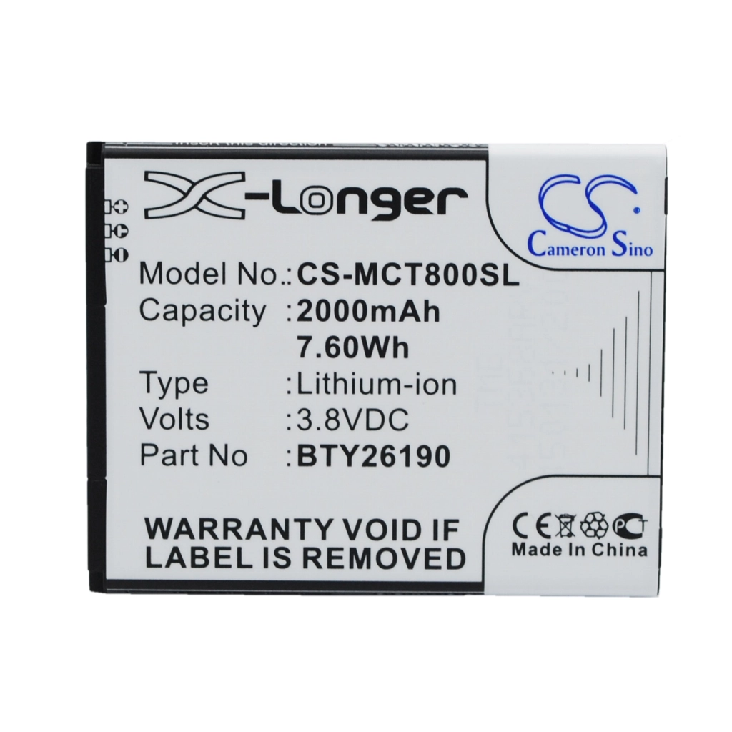Battery Replaces BTY26190