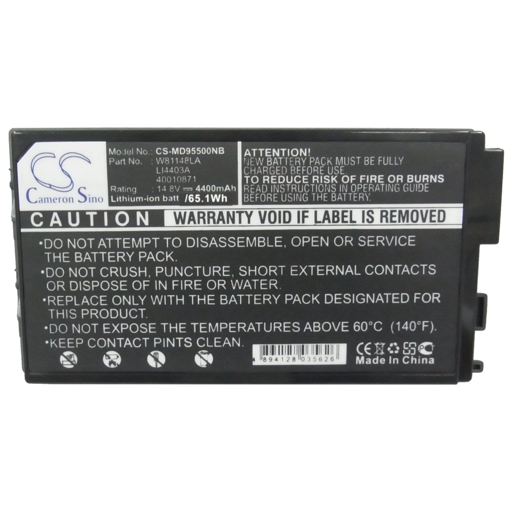 Bateria do notebooków Medion CS-MD95500NB