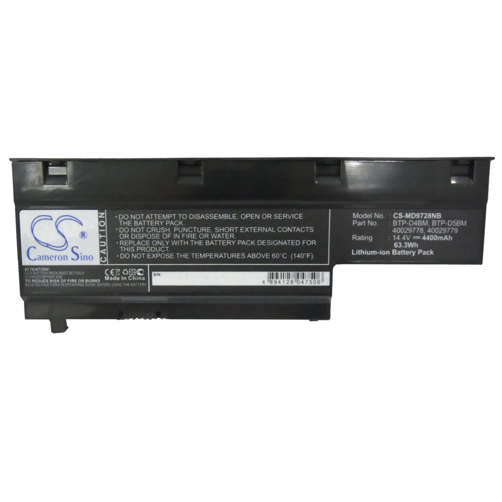 Notebook battery Medion Akoya P7611