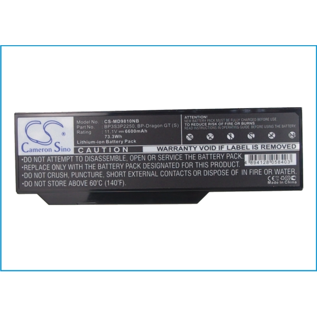 Notebook battery Medion MD97320