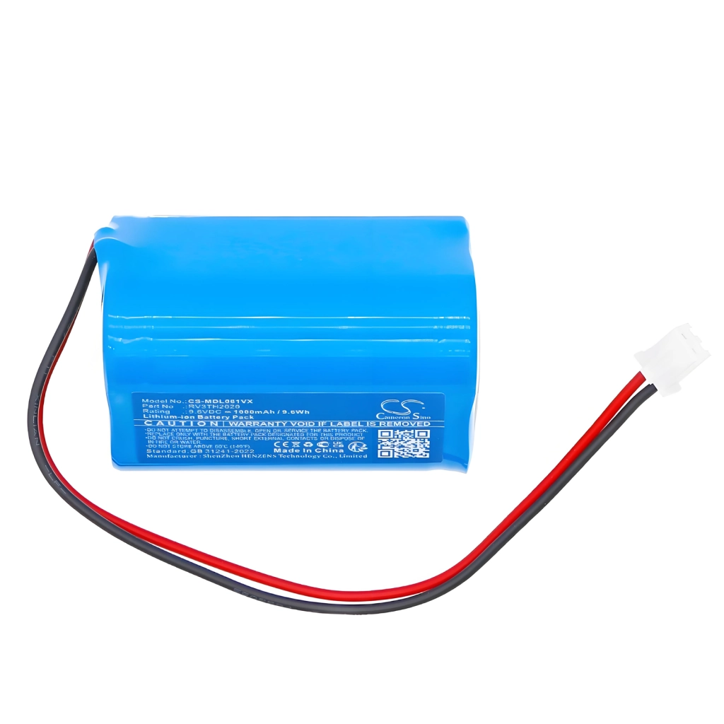 Compatible battery replacement for Midea RV3TH2020