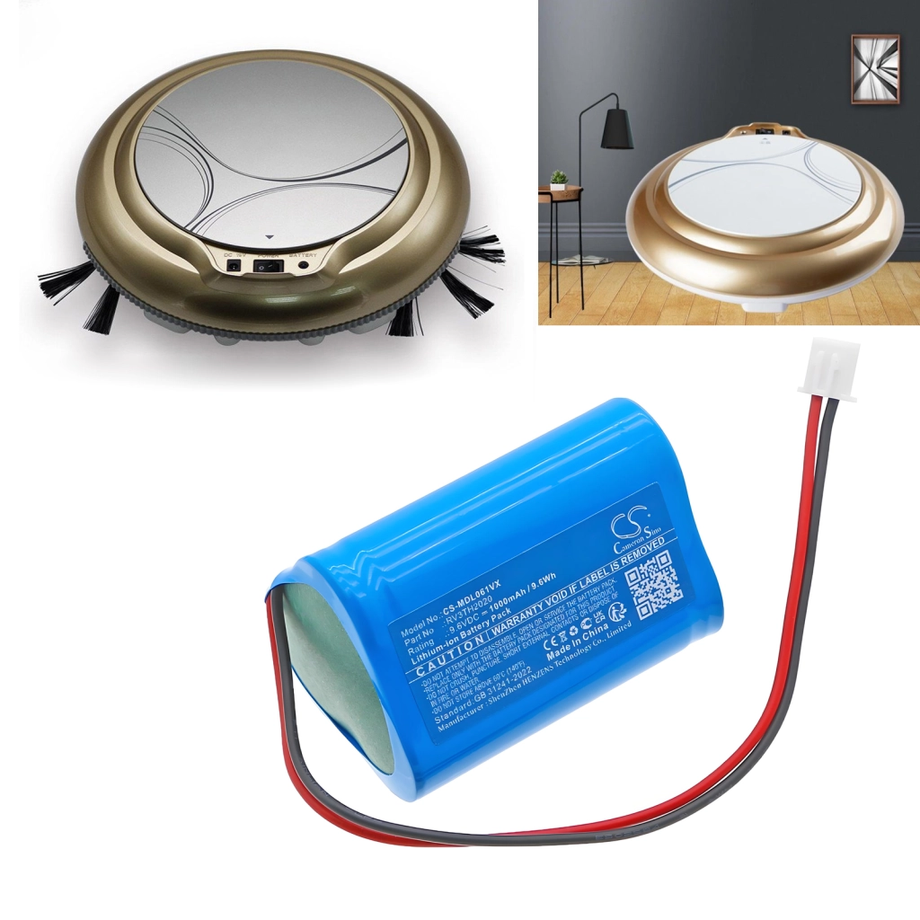 Compatible battery replacement for Midea RV3TH2020