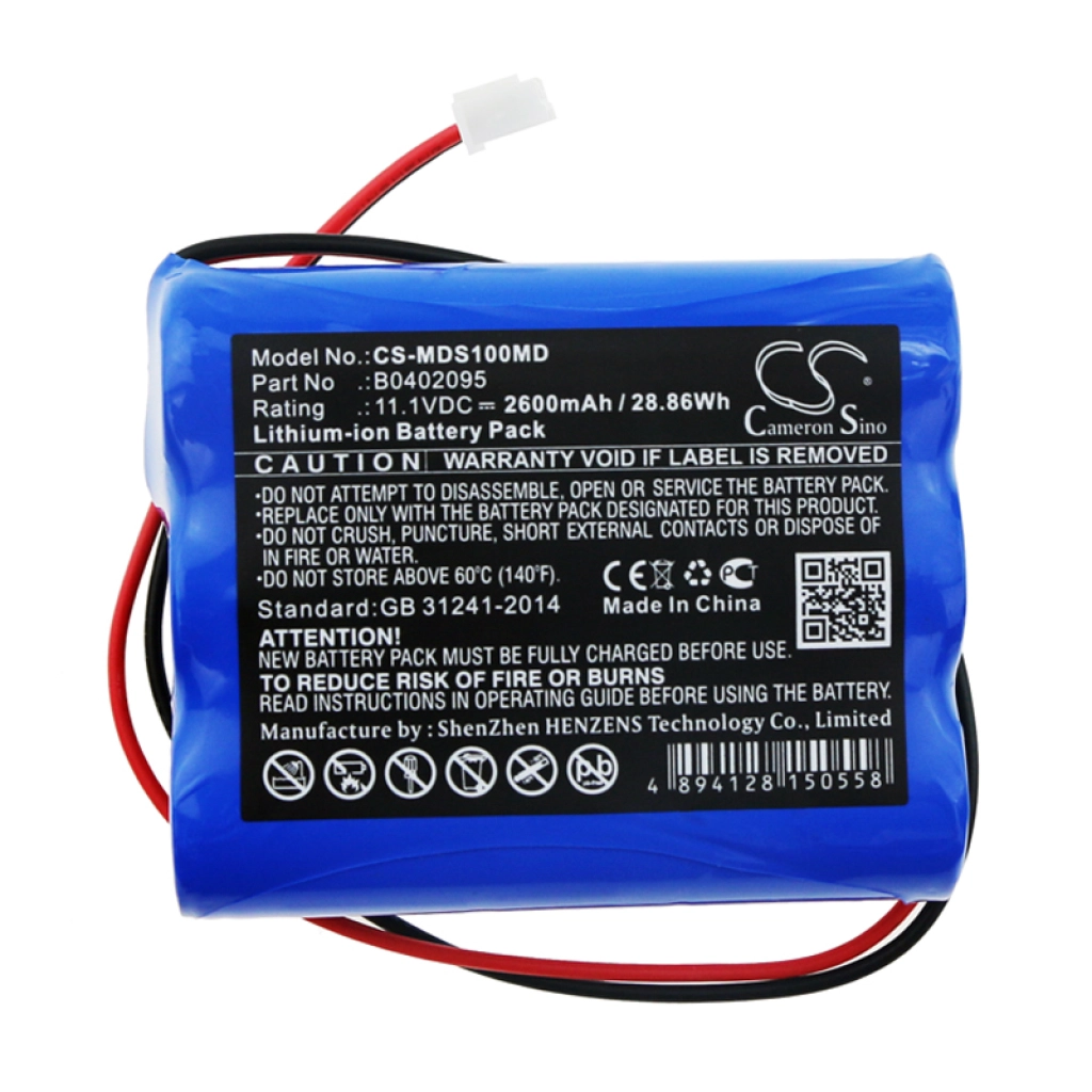 Baterie do urządzeń medycznych Medsonic CS-MDS100MD