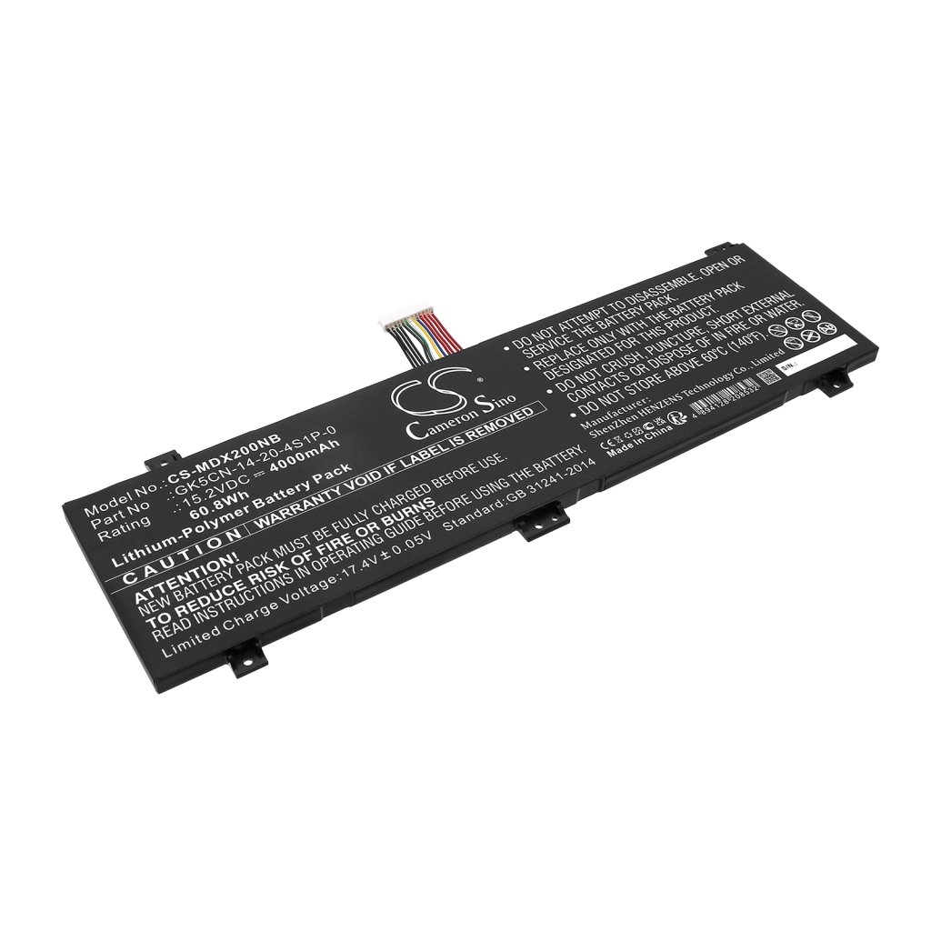 Notebook battery Schenker CS-MDX200NB