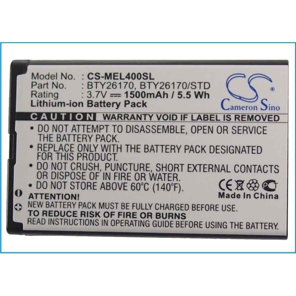 Mobile Phone Battery Elson CS-MEL400SL