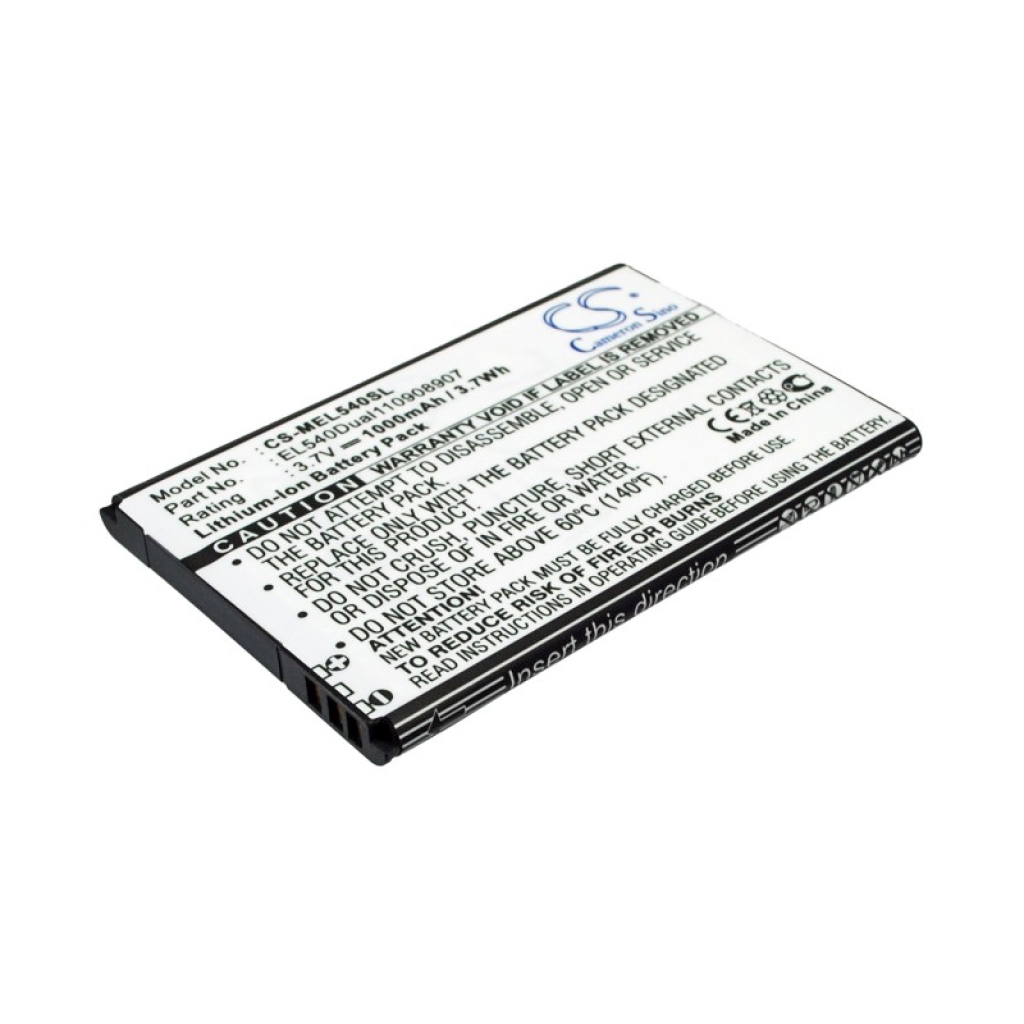Baterie Zastępuje EL540Dual110908907