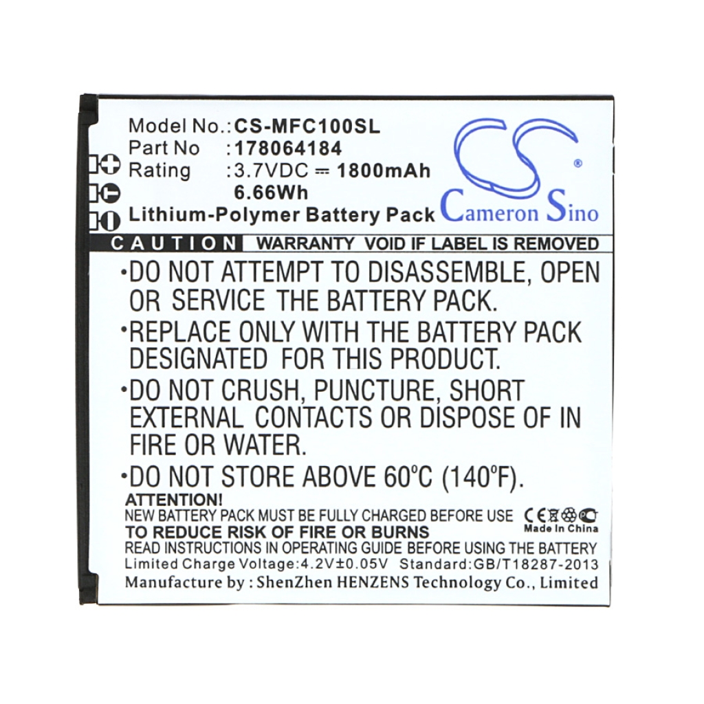 Bateria kompatybilny z Mobiwire CS-MFC100SL