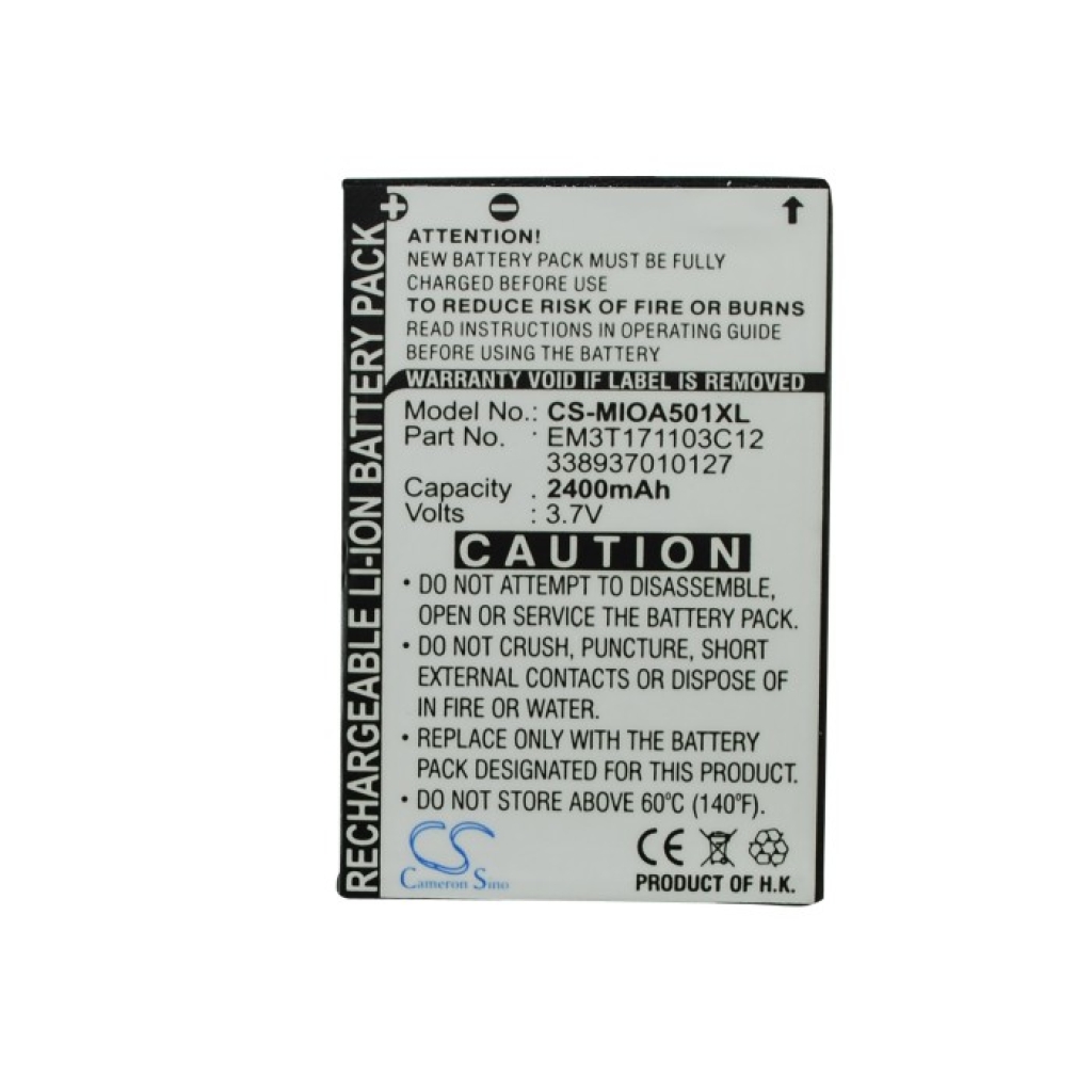 Bateria kompatybilny z Mitac CS-MIOA501XL