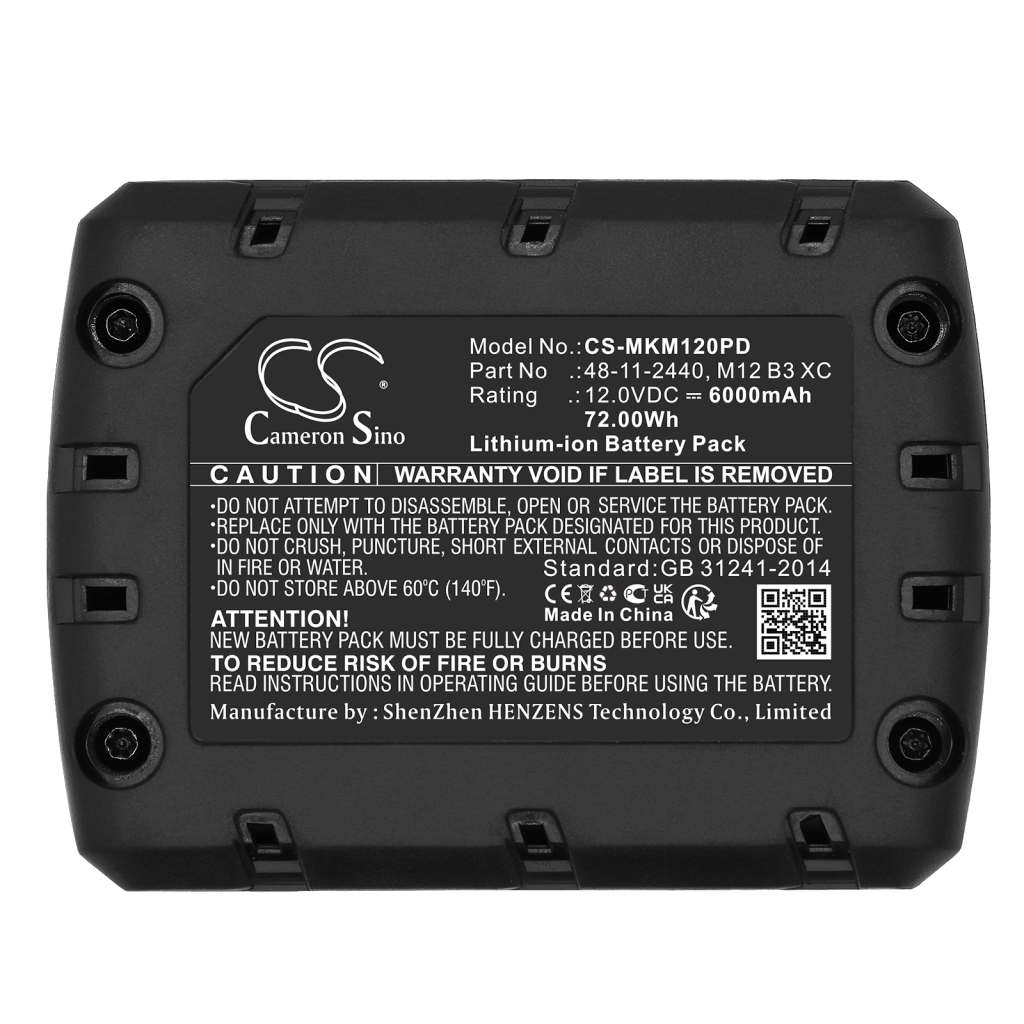 Battery industrial Milwaukee M12 DE-201C