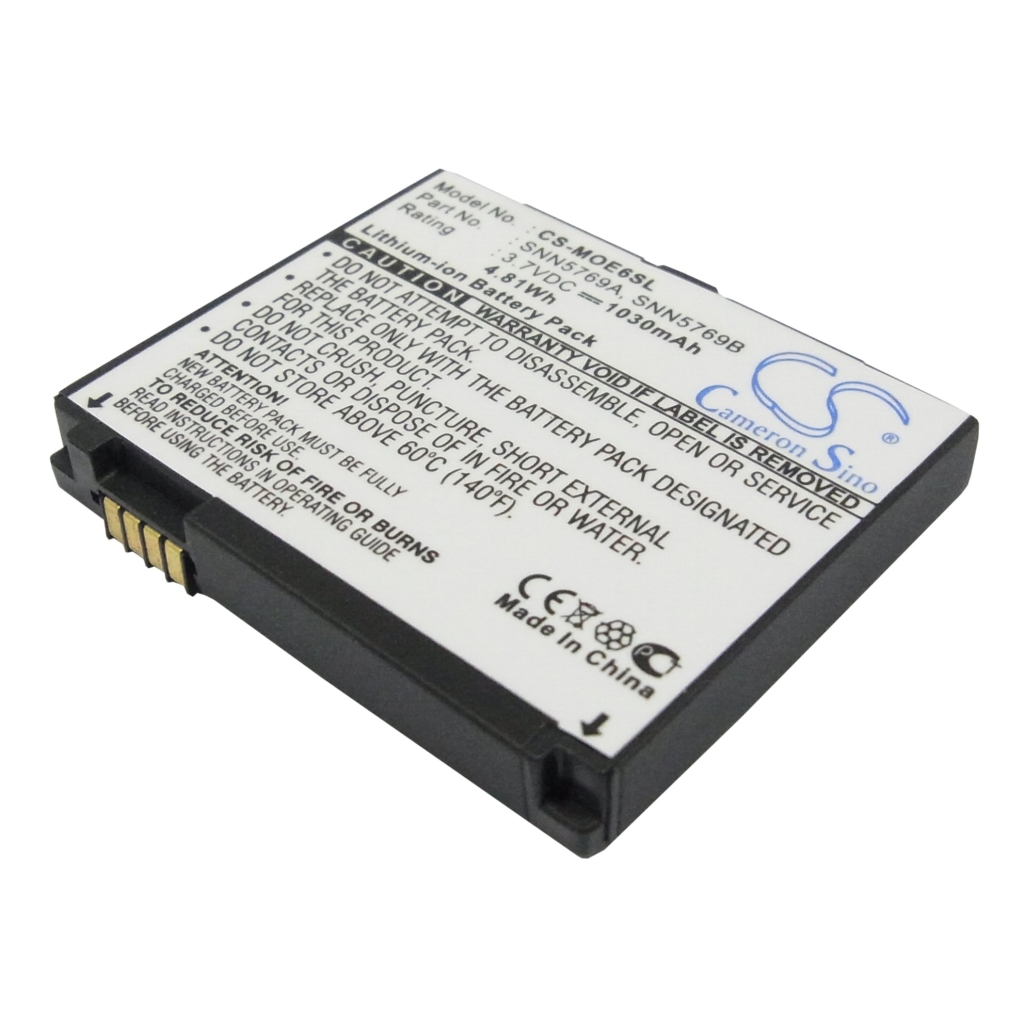 Baterie do telefonów komórkowych Motorola CS-MOE6SL