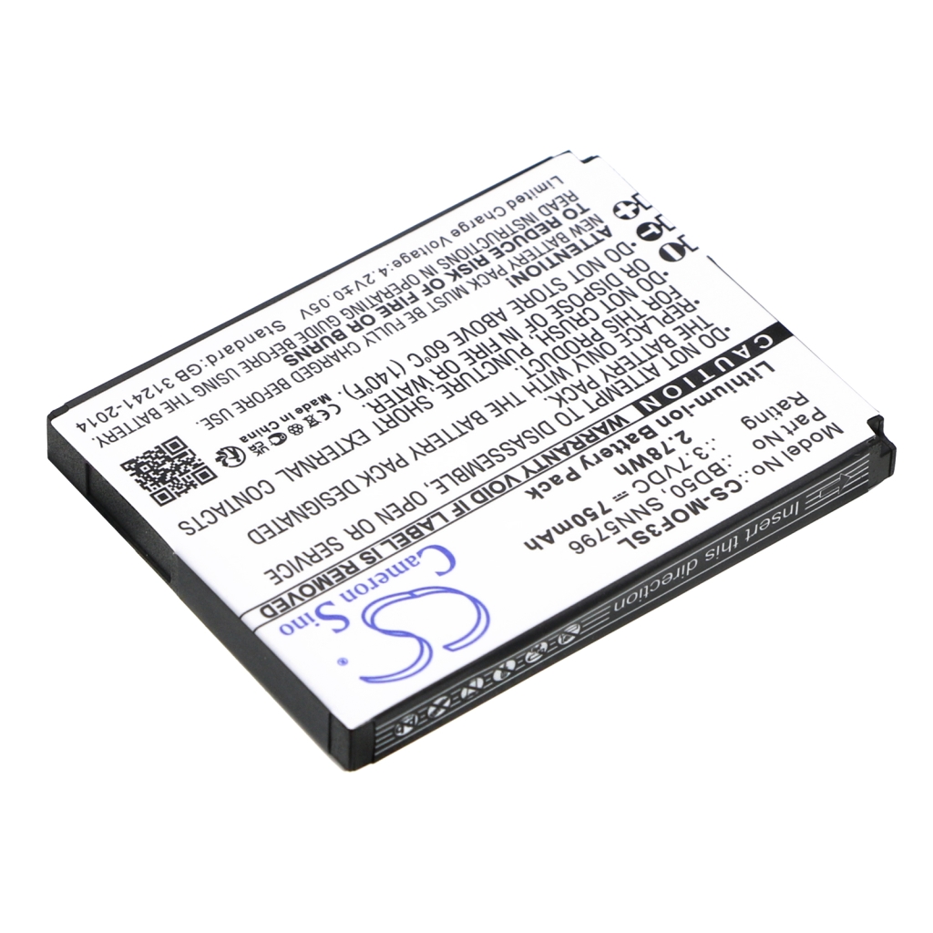 Baterie do telefonów komórkowych Motorola CS-MOF3SL