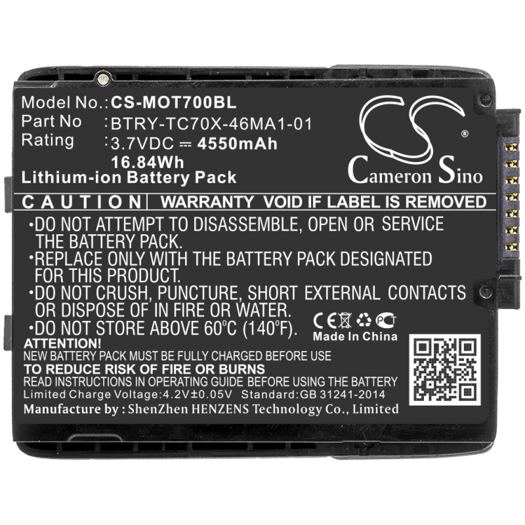 Baterie do skanera Motorola TC700