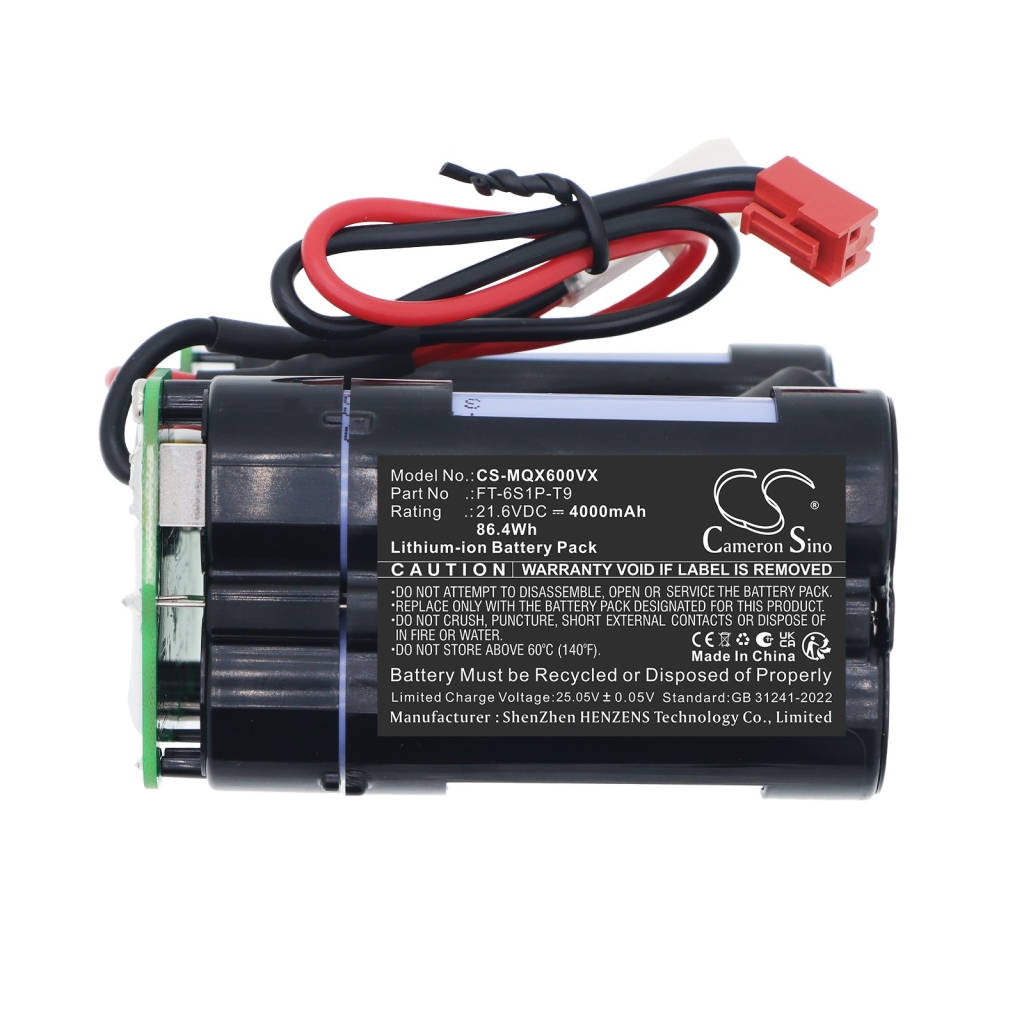 Bateria kompatybilny z Miboi CS-MQX600VX