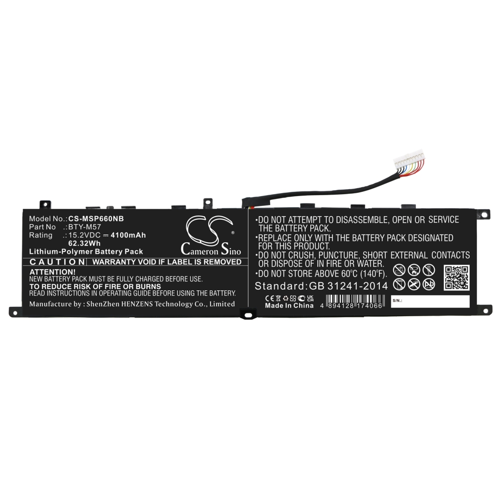 Bateria do notebooków MSI CS-MSP660NB